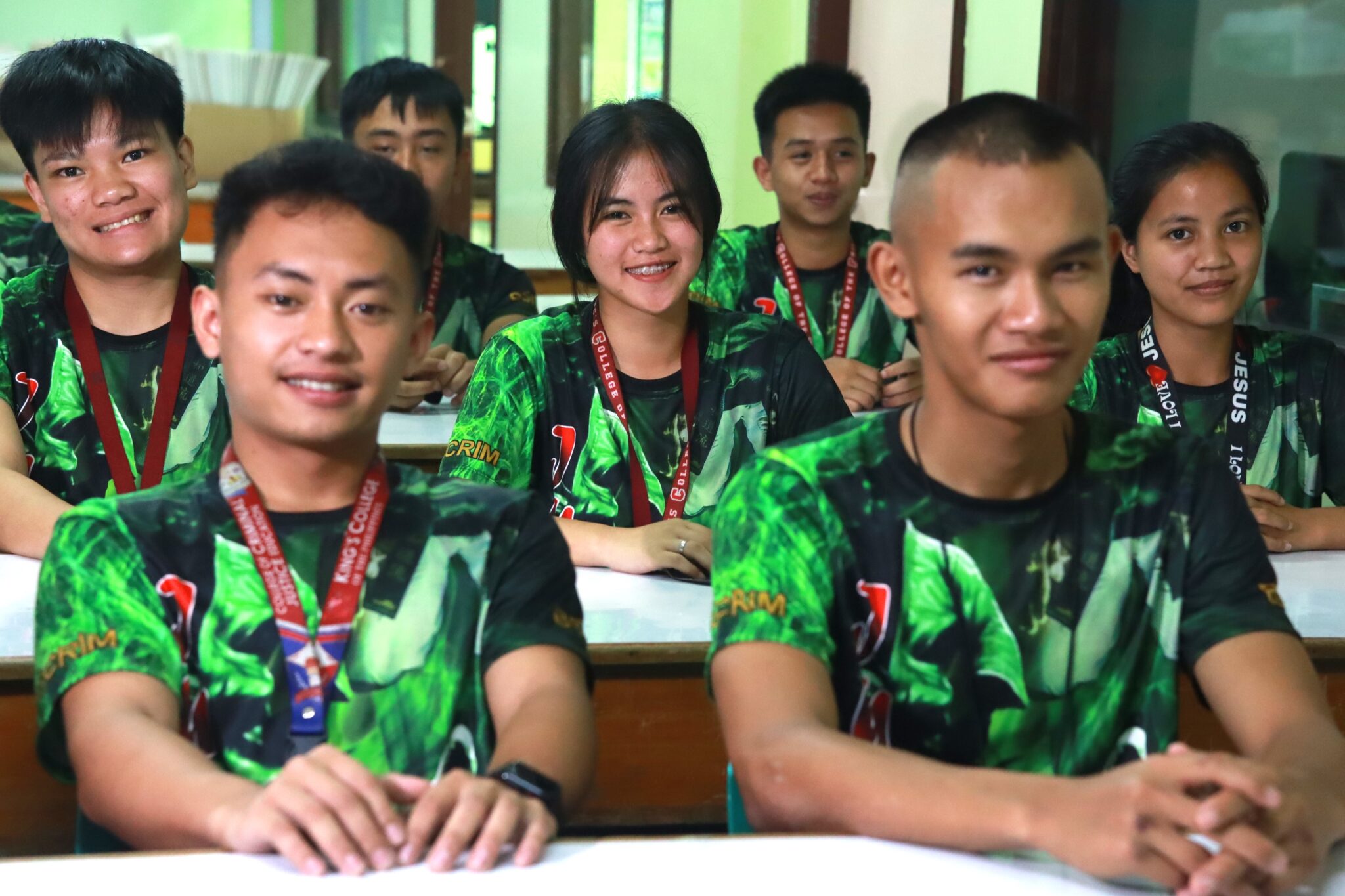 Criminology students and faculty at KCP