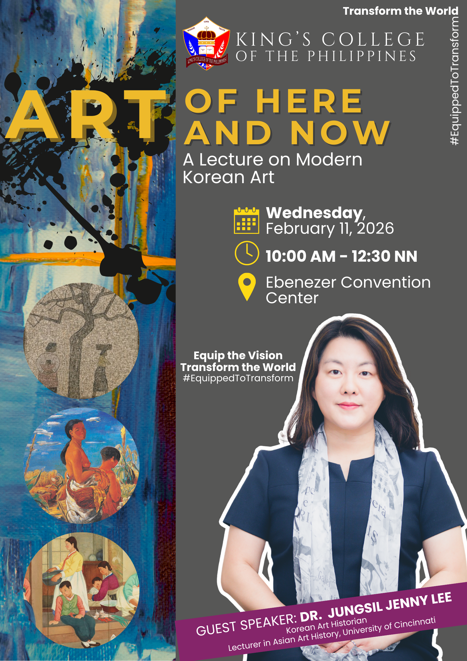 Art of Here and Now: King’s College of the Philippines Hosts Lecture on Modern and Contemporary Art