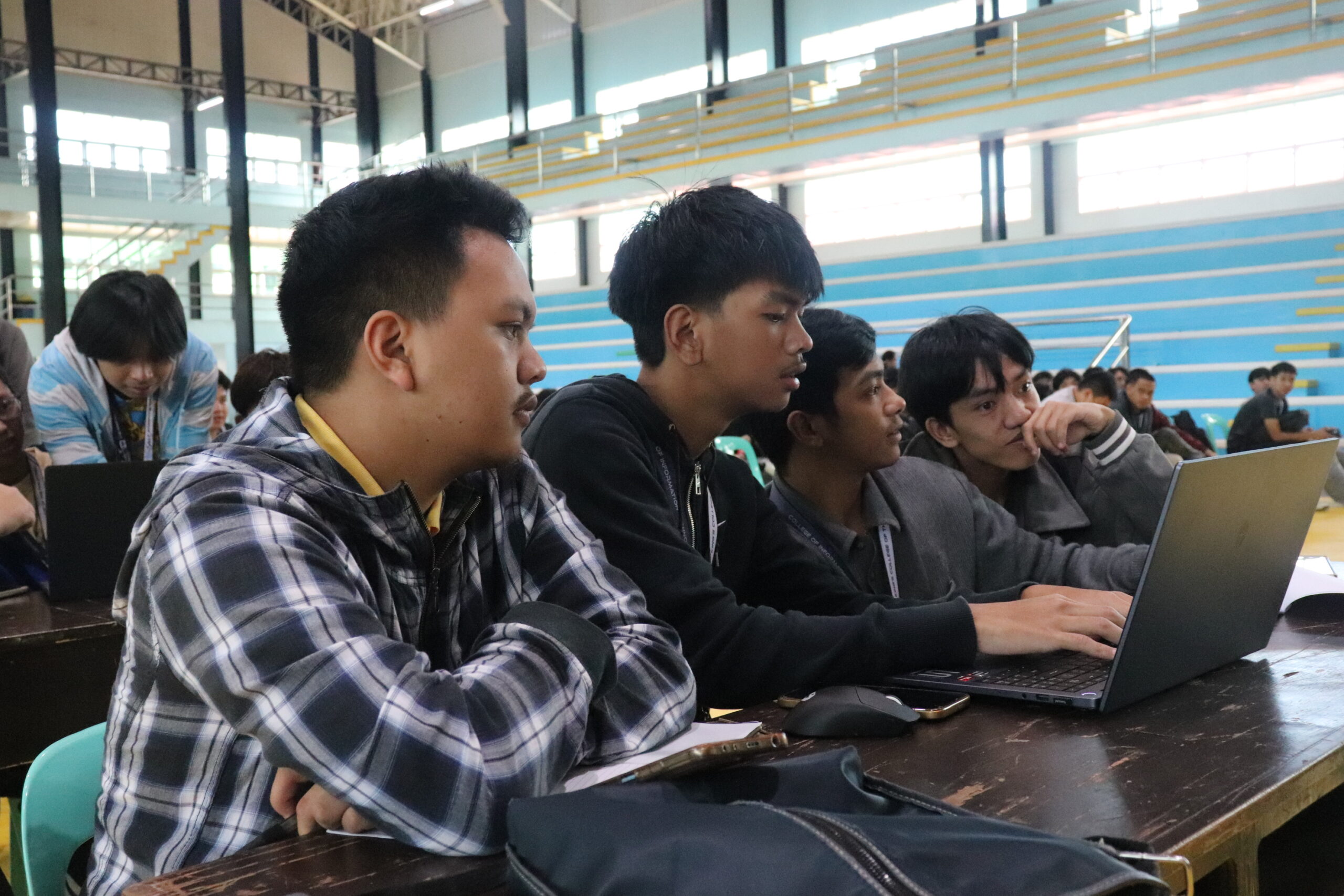 Students engaged in the CIT SPARK activities