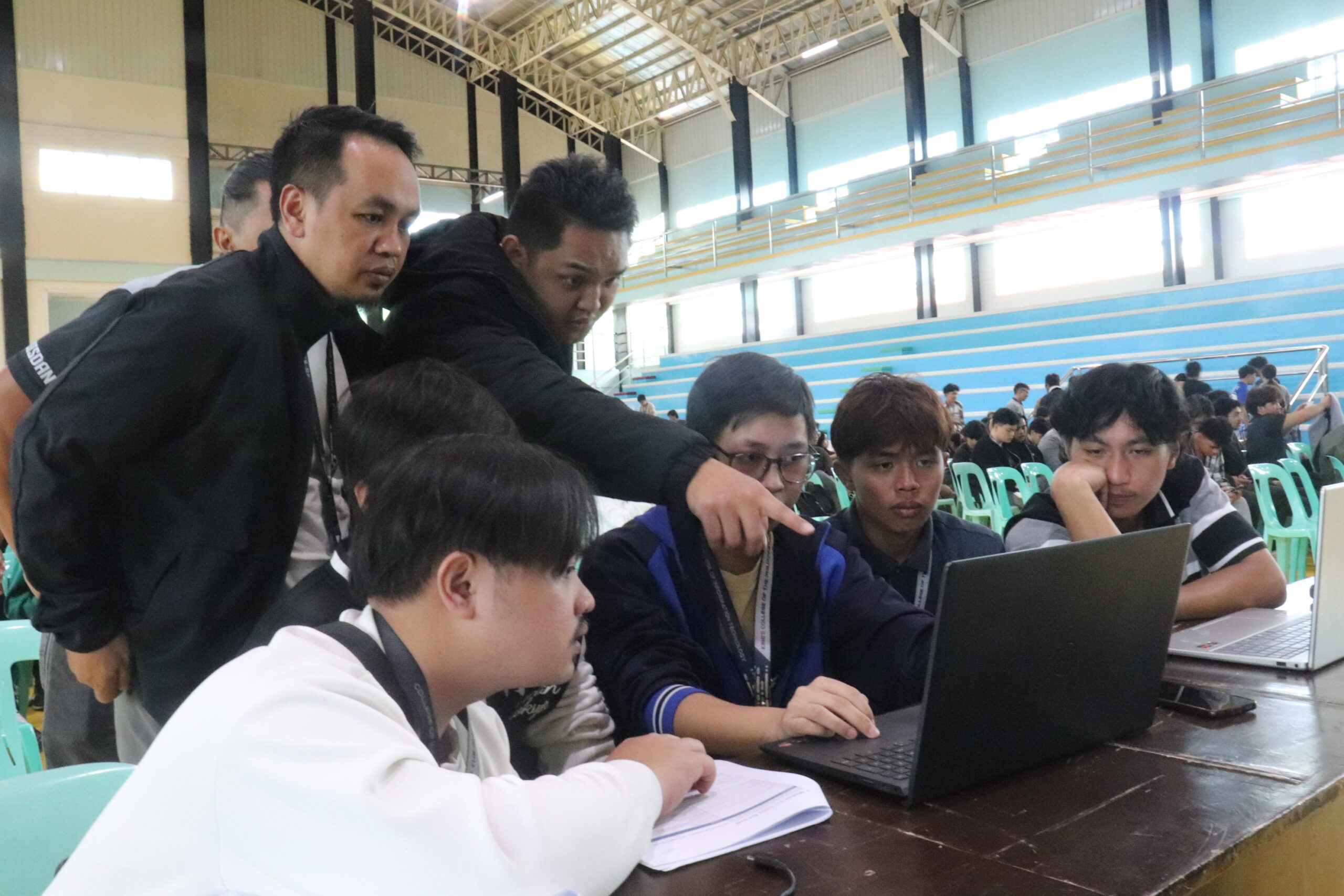 Students participating in the Hacker Zero activity